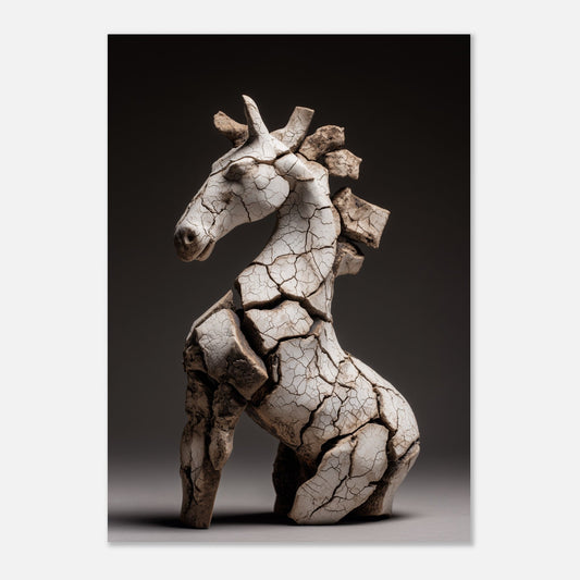 Endurance – Abstract Horse Art Poster