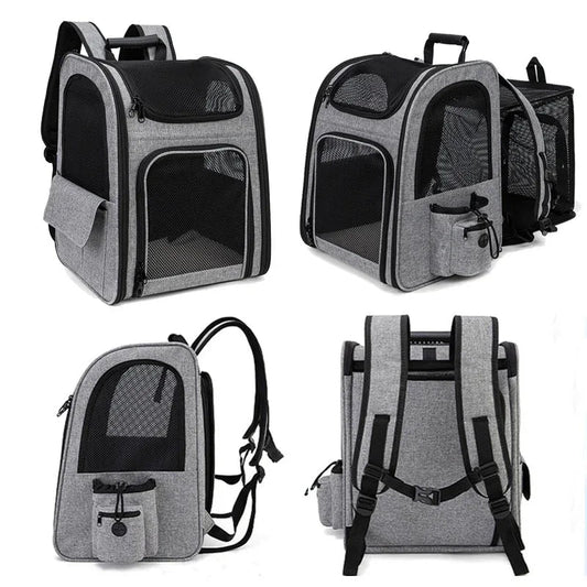 Extendable Foldable Portable Breathable Pet Dog Cat Backpack Bag