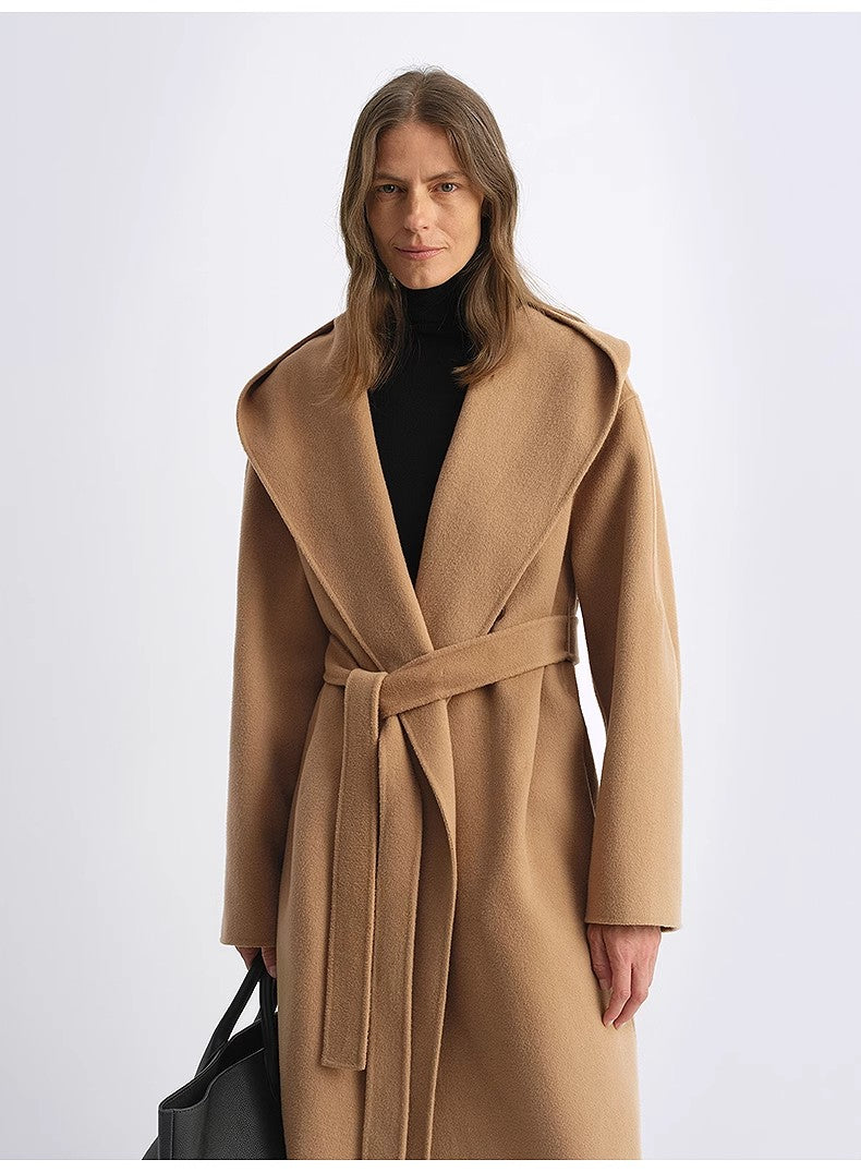 Fireladyfur Women's Hooded Cape | Australian Wool & Cashmere Blend"Magic World"