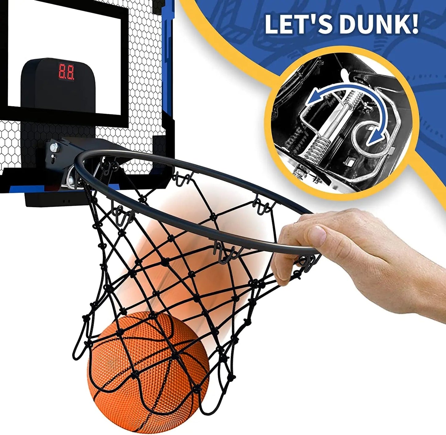 Ring Basketball Hoop Wall-mounted Indoor Training