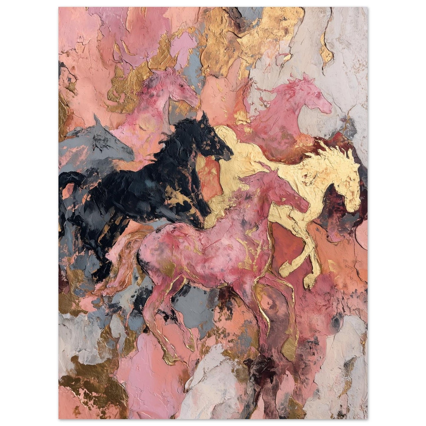 Blush & Gold – Gentle Force - Poster