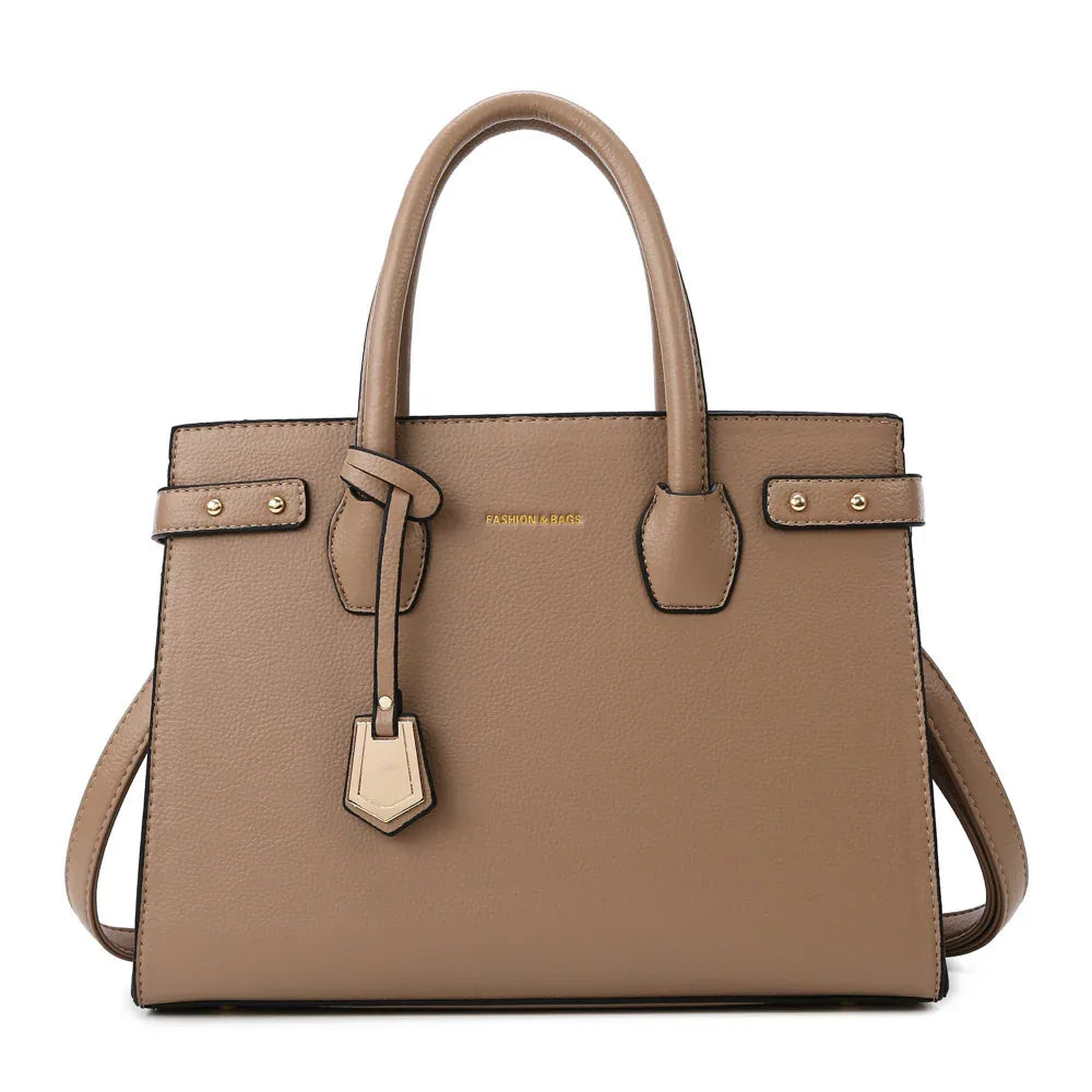 One-Shoulder Crossbody PU Leather Handbag For Women