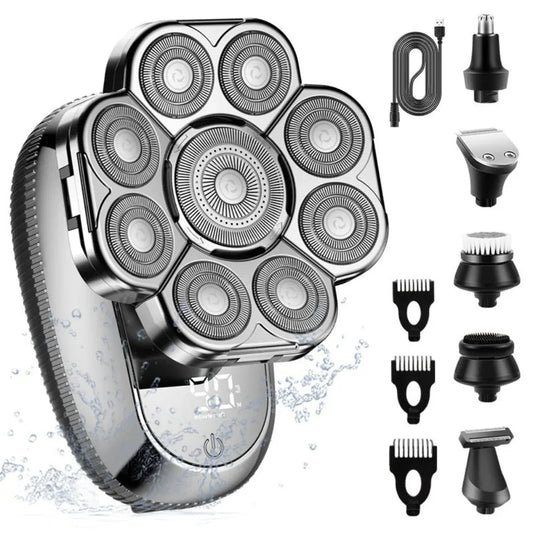 Men's Digital Display Multifunctional Electric Shaver