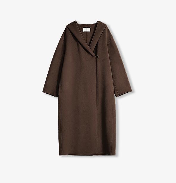 Fireladyfur Women's Hooded Cape | Australian Wool & Cashmere Blend"Magic World"