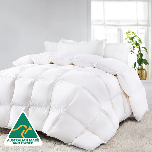 NNEDSZ Luxor Ultra Warm Winter Microfibre Quilt 800GSM (Queen) (Made in Aus)