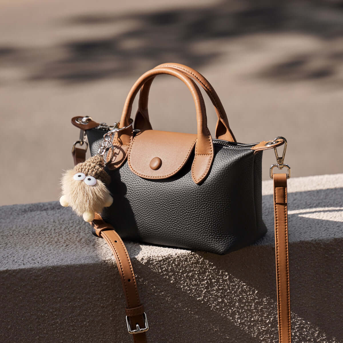 Amelia Top Handle Leather Bag-2