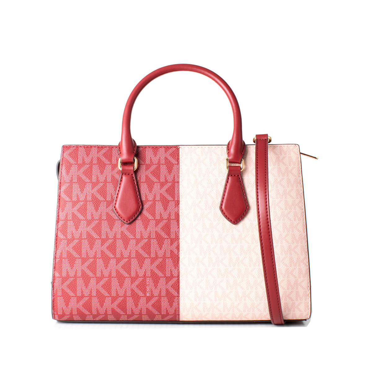 Michael Kors Handväska Sheila Metallblixtlas Rosa