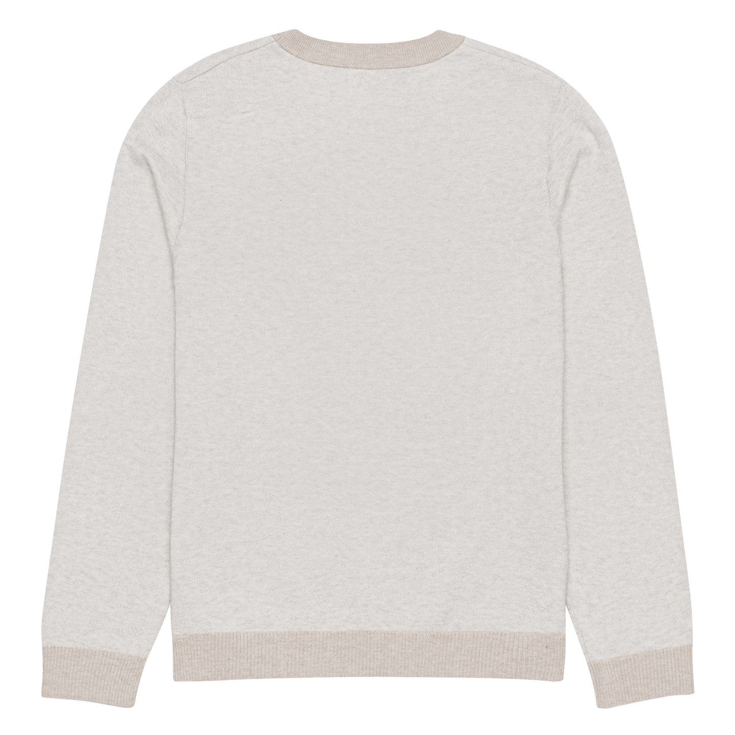 Knitted crew neck sweater