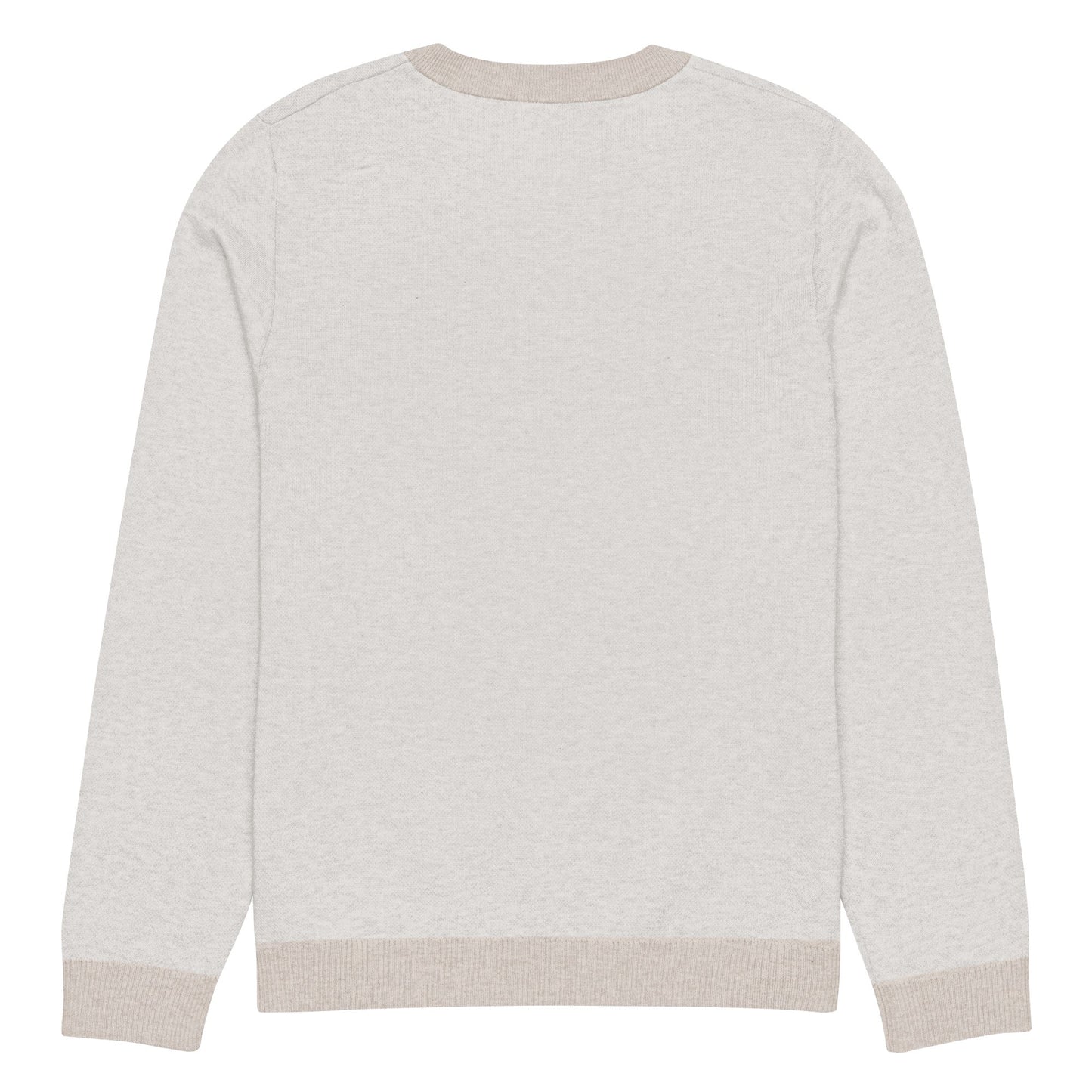 Knitted crew neck sweater