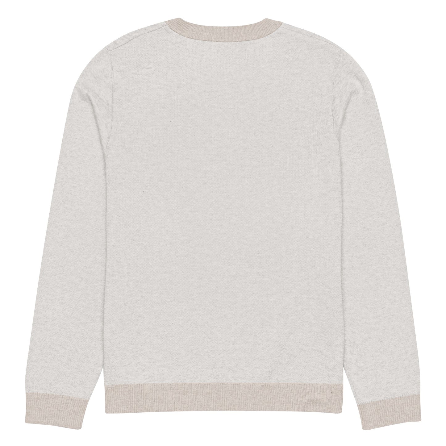 Knitted crew neck sweater