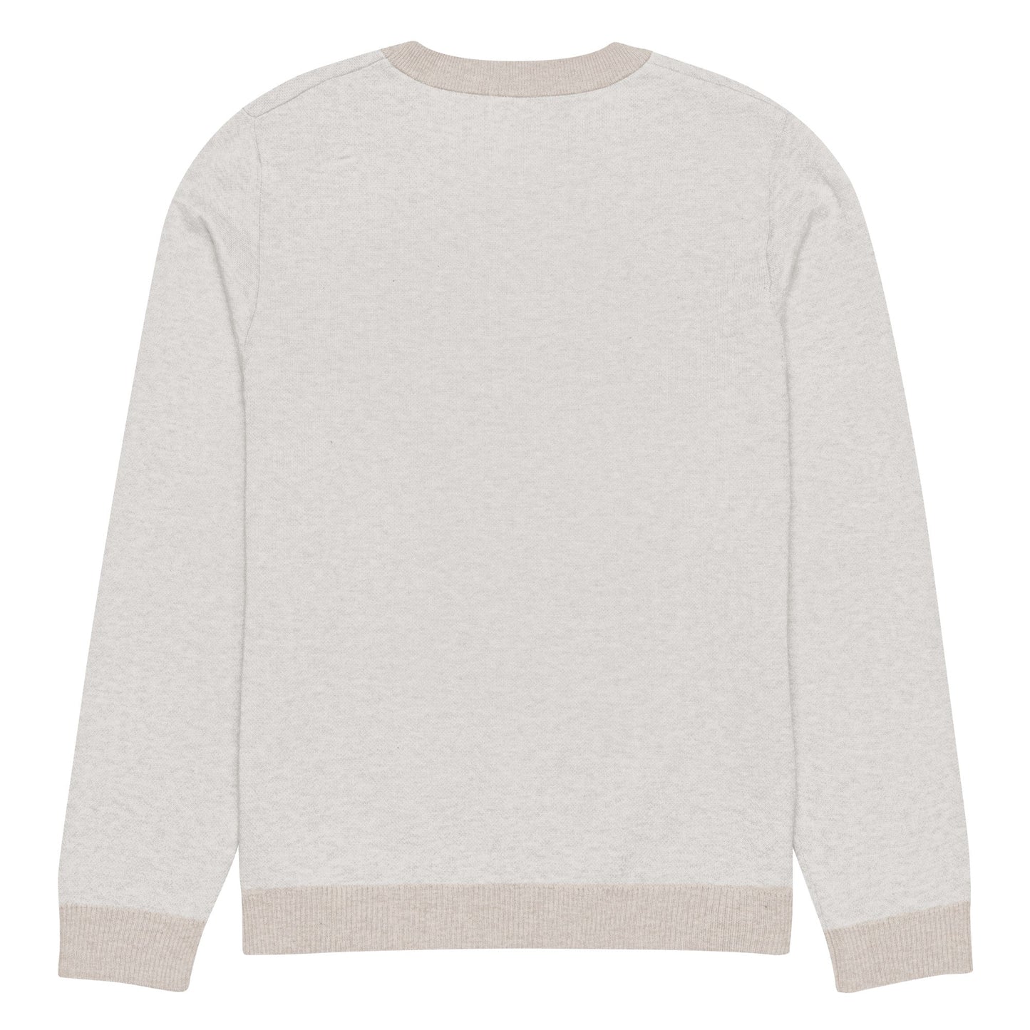 Knitted crew neck sweater